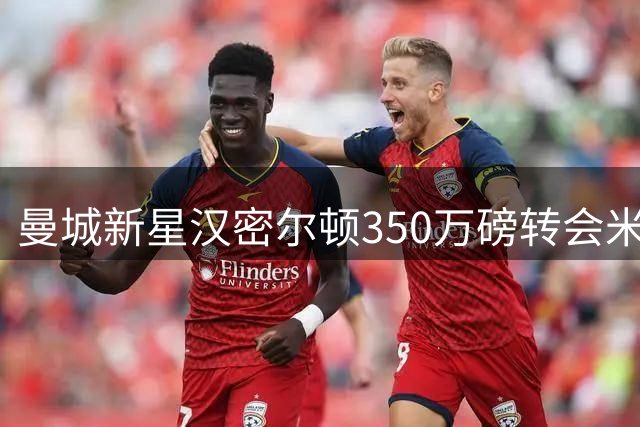 曼城新星汉密尔顿350万磅转会米德尔斯堡